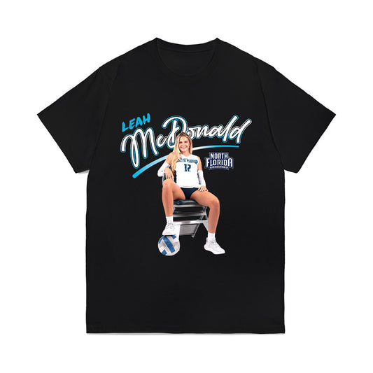 UNF - NCAA Women's Volleyball : Leah McDonald - Collage Comfort Colors T-Shirt-0