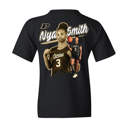 Purdue - NCAA Women's Basketball : Nya Smith - Youth T-Shirt-1