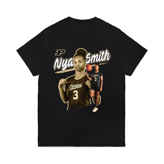 Purdue - NCAA Women's Basketball : Nya Smith - Comfort Colors T-Shirt-0