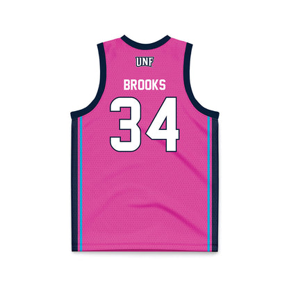 UNF - NCAA Women's Basketball : Jordan Brooks - Pink Basketball Jersey-1