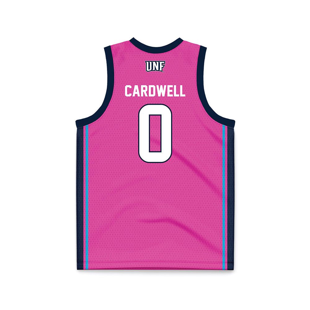 UNF - NCAA Women's Basketball : Jamison Cardwell - Pink Basketball Jersey-1