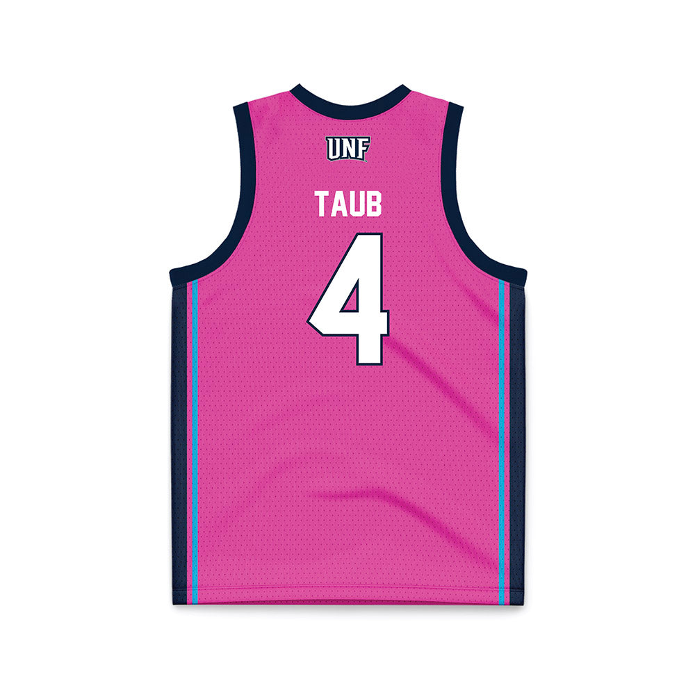 UNF - NCAA Women's Basketball : Sarah Taub - Pink Basketball Jersey-1