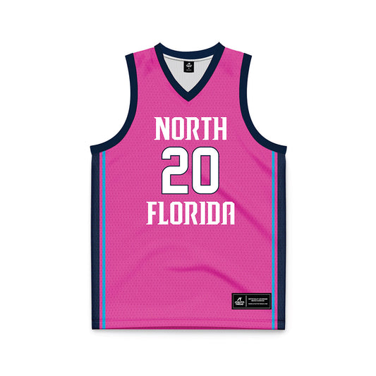 UNF - NCAA Women's Basketball : Sydney Pettis - Pink Basketball Jersey-0