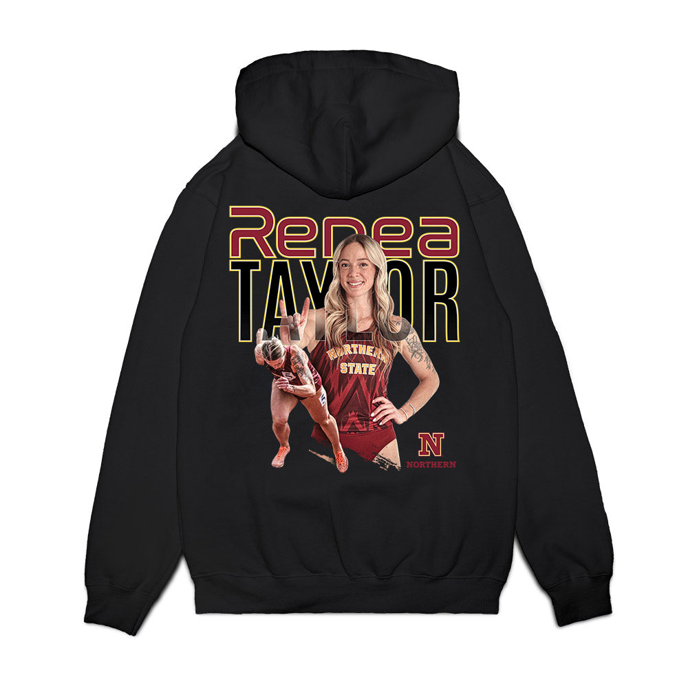 NSU - NCAA Women's Track & Field : Renea Taylor - Collage Premium Hooded Sweatshirt-1