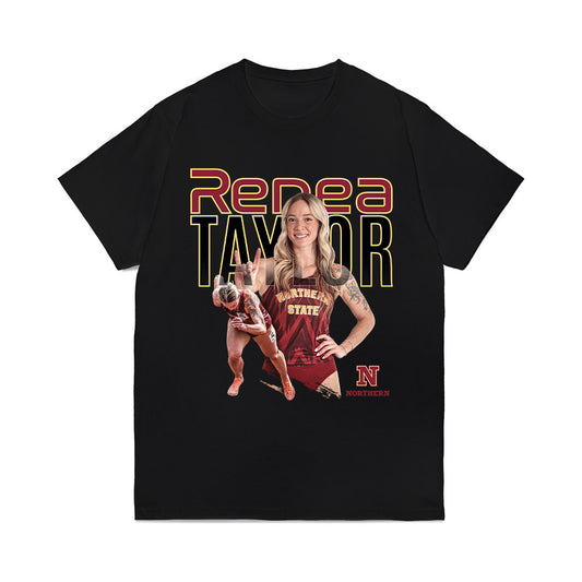 NSU - NCAA Women's Track & Field : Renea Taylor - Collage Comfort Colors T-Shirt-0