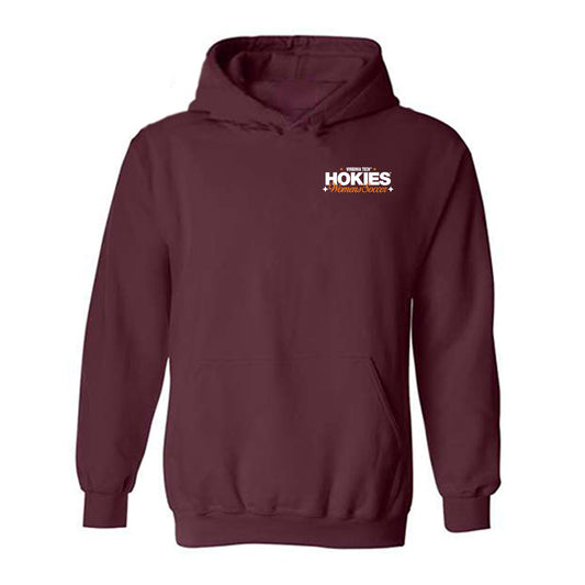 Virginia Tech - NCAA Women's Soccer : Roster Shirt Hooded Sweatshirt-0