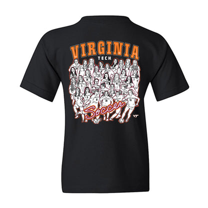 Virginia Tech - NCAA Women's Soccer : Team Collage Youth T-Shirt-1