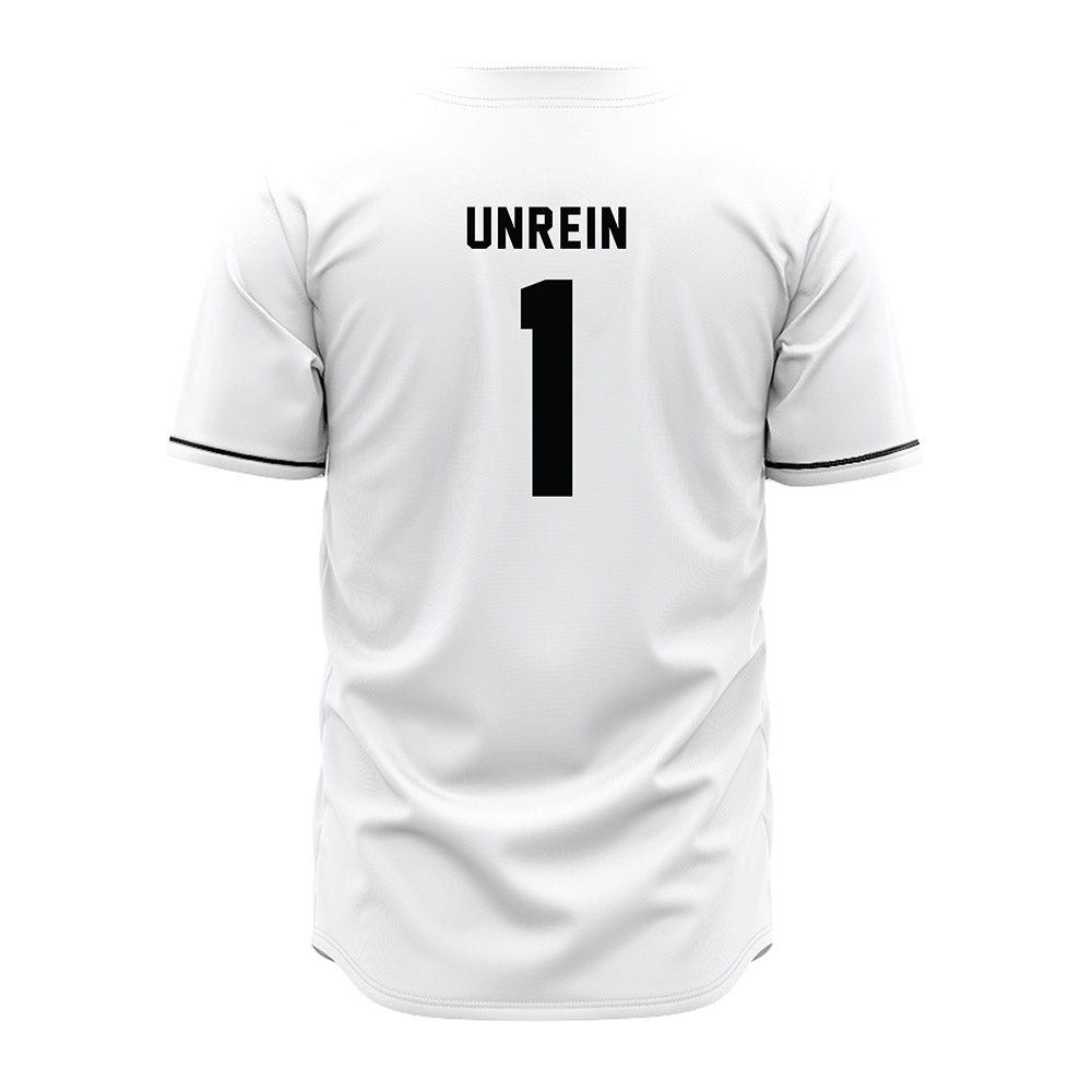 Emporia - NCAA Baseball : Brady Unrein - White Jersey-1