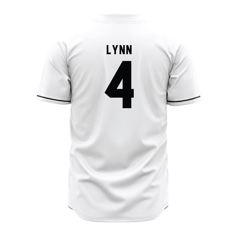 Emporia - NCAA Baseball : Ausin Lynn - White Jersey-1