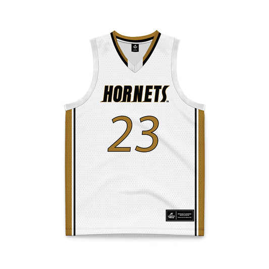 Emporia - NCAA Men's Basketball : Chris Harris - White Basketball Jersey-0