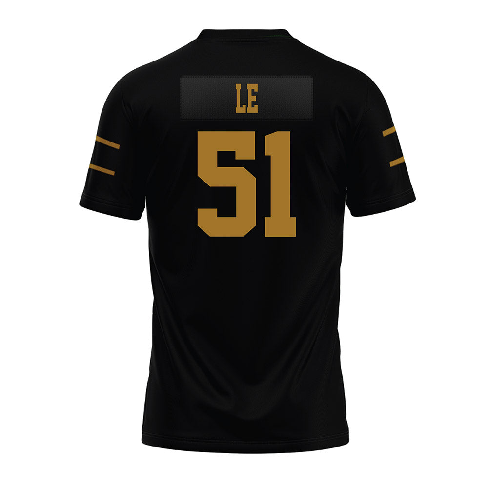 Emporia - NCAA Football : Koby Le - Black Premium Football Jersey-1