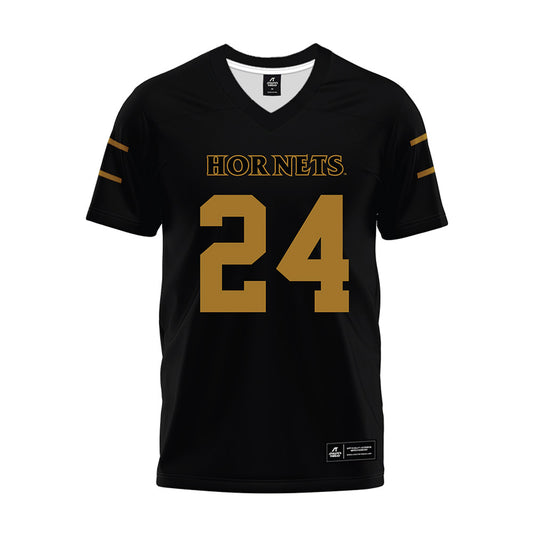 Emporia - NCAA Football : Erik McCarty - Black Premium Football Jersey-0