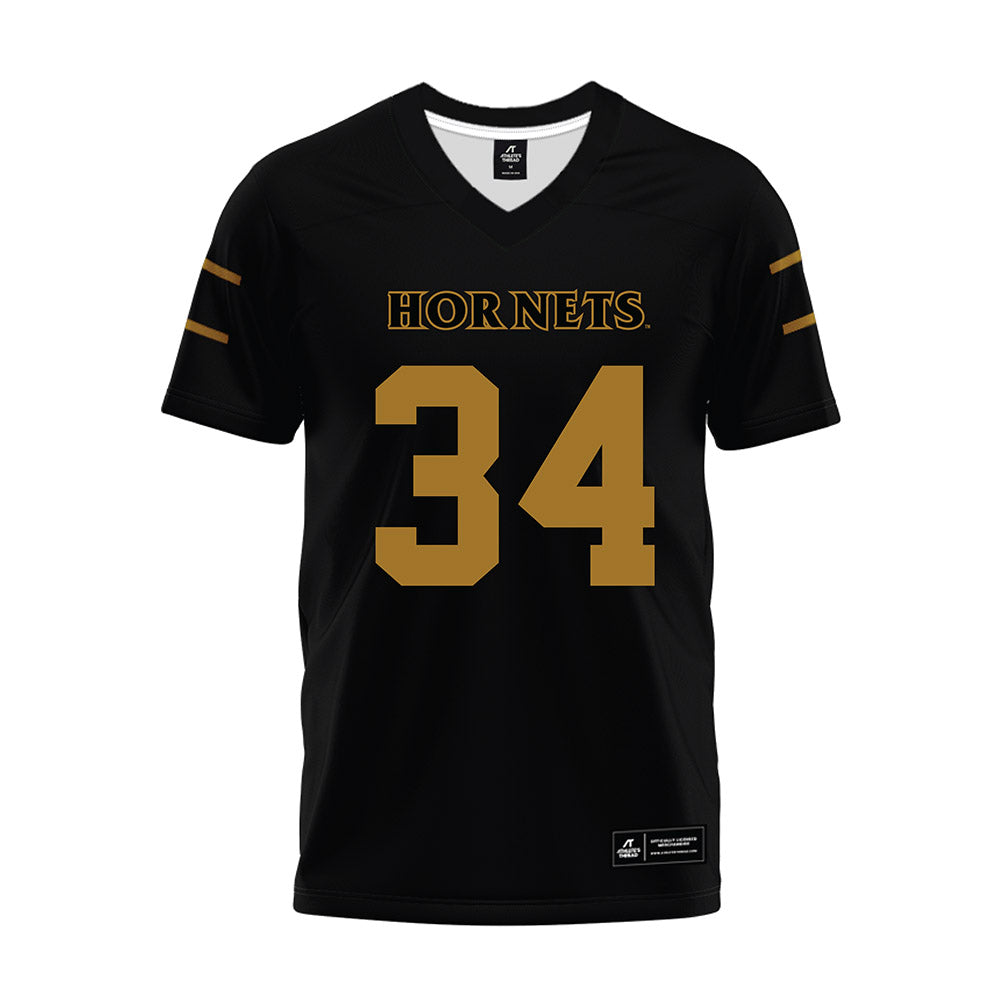 Emporia - NCAA Football : Jake Tucker - Black Premium Football Jersey-0