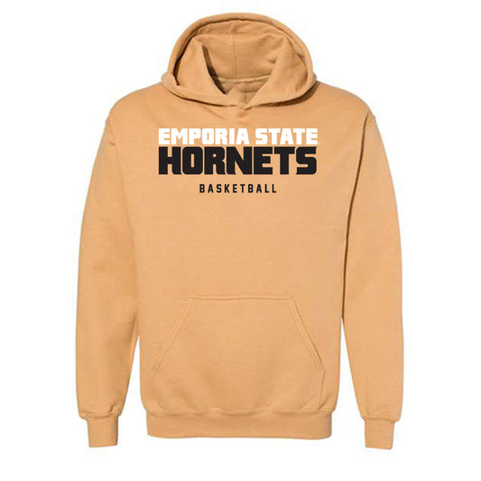 Emporia - NCAA Men's Basketball : Elijah Wilhelm - Classic Shersey Hooded Sweatshirt-0