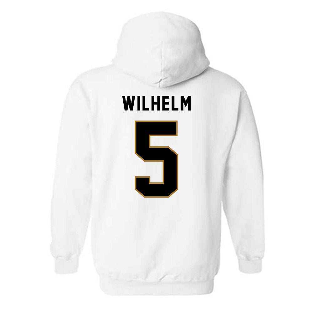 Emporia - NCAA Men's Basketball : Elijah Wilhelm - Classic Shersey Hooded Sweatshirt-1