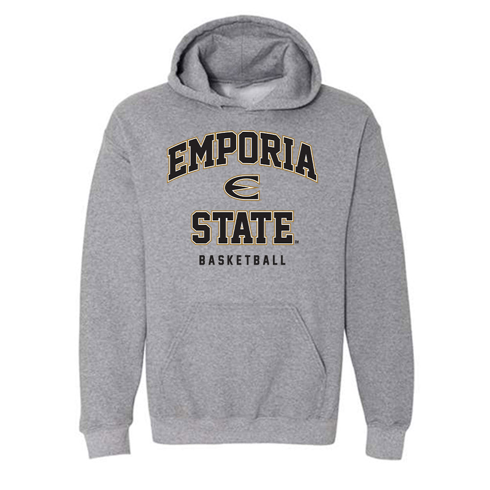 Emporia - NCAA Men's Basketball : Elijah Wilhelm - Classic Shersey Hooded Sweatshirt-0