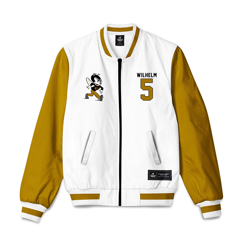 Emporia - NCAA Men's Basketball : Elijah Wilhelm - Bomber Jacket-0