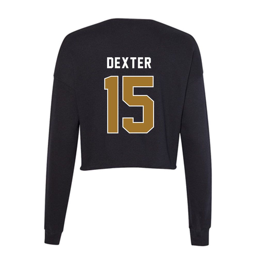 Emporia - NCAA Women's Volleyball : Delainee Dexter - Classic Shersey Women's Cropped Crew Fleece-1