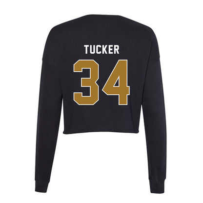 Emporia - NCAA Football : Jake Tucker - Classic Shersey Women's Cropped Crew Fleece-1
