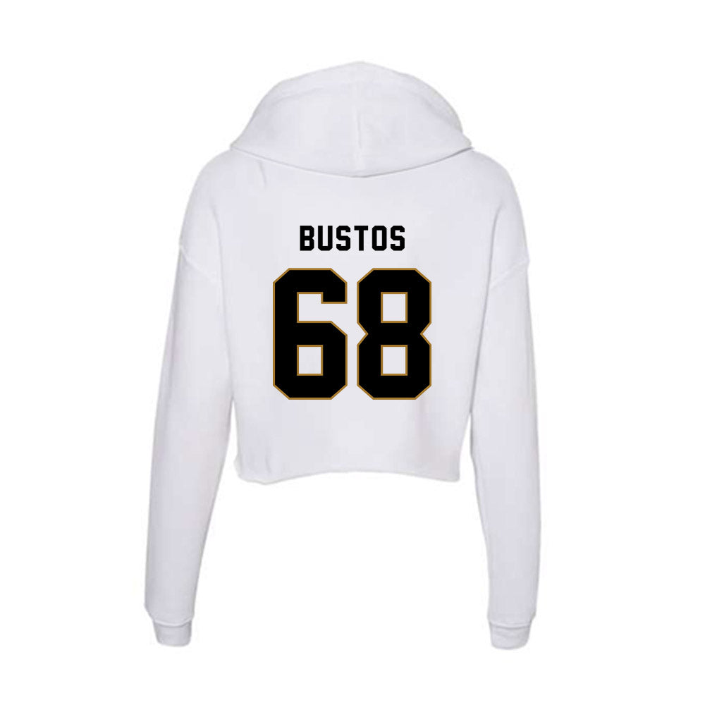Emporia - NCAA Football : Sixto Bustos - Classic Shersey Women's Crop Fleece Hoodie-1