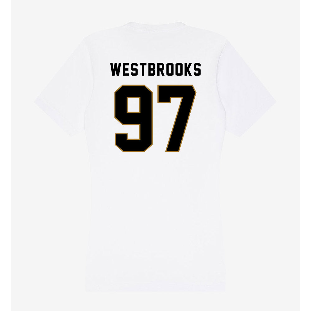 Emporia - NCAA Football : Christian Westbrooks - Classic Shersey Women's V-Neck T-Shirt-1