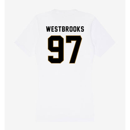 Emporia - NCAA Football : Christian Westbrooks - Classic Shersey Women's V-Neck T-Shirt-1
