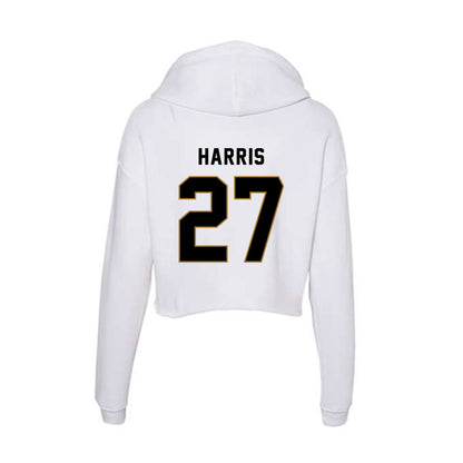 Emporia - NCAA Football : Jordyn Harris - Classic Shersey Women's Crop Fleece Hoodie-1
