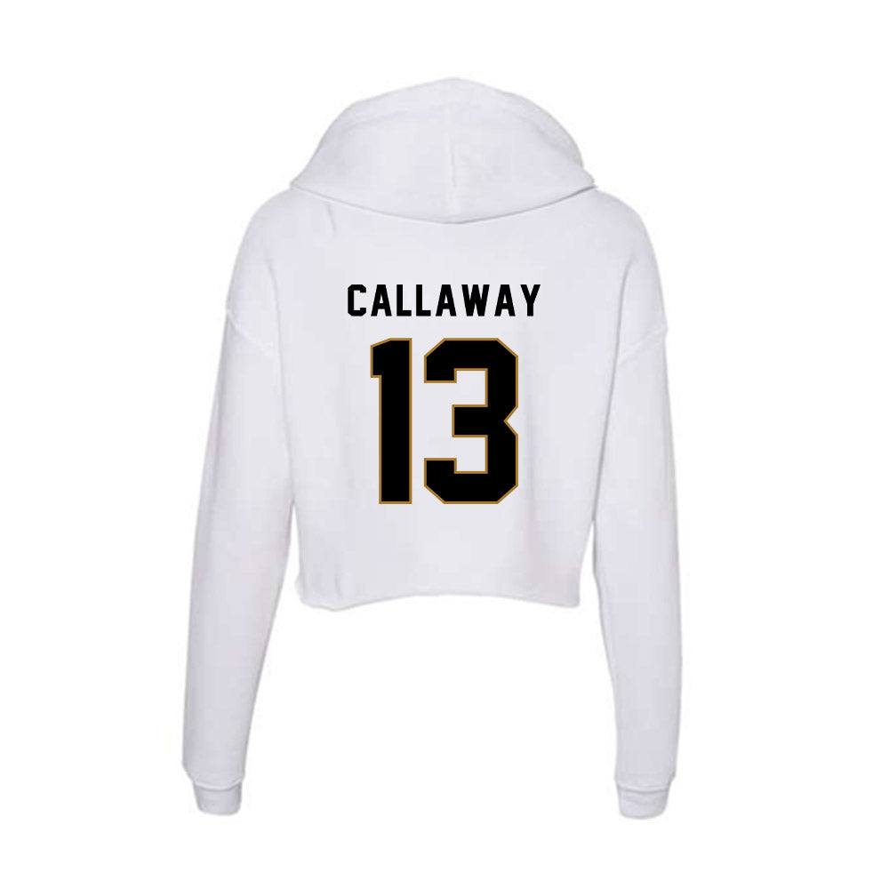 Emporia - NCAA Softball : Addison Callaway - Classic Shersey Women's Crop Fleece Hoodie-1