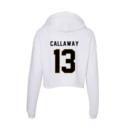 Emporia - NCAA Softball : Addison Callaway - Classic Shersey Women's Crop Fleece Hoodie-1