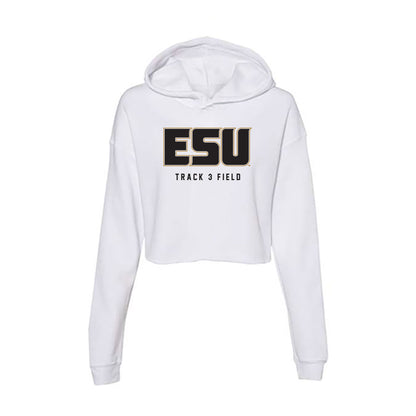 Emporia - NCAA Men's Track & Field : Tyus Wills - Classic Shersey Women's Crop Fleece Hoodie-0