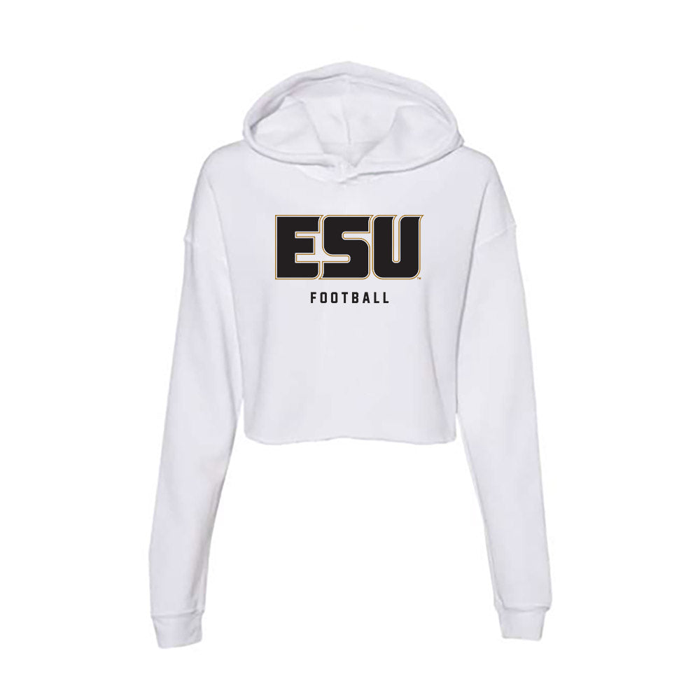 Emporia - NCAA Football : Erik McCarty - Classic Shersey Women's Crop Fleece Hoodie-0