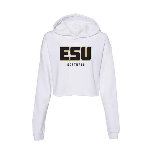 Emporia - NCAA Softball : Addison Callaway - Classic Shersey Women's Crop Fleece Hoodie-0