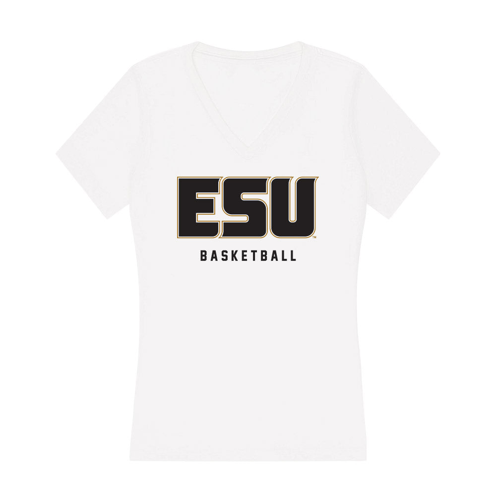 Emporia - NCAA Men's Basketball : Chris Harris - Classic Shersey Women's V-Neck T-Shirt-0