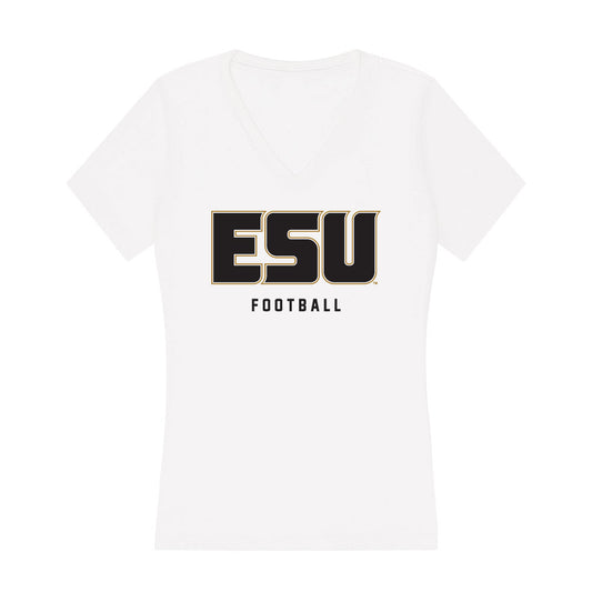 Emporia - NCAA Football : Marte Russell - Classic Shersey Women's V-Neck T-Shirt-0