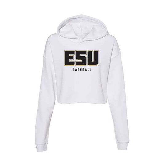 Emporia - NCAA Baseball : Jovanni Toledo - Classic Shersey Women's Crop Fleece Hoodie-0