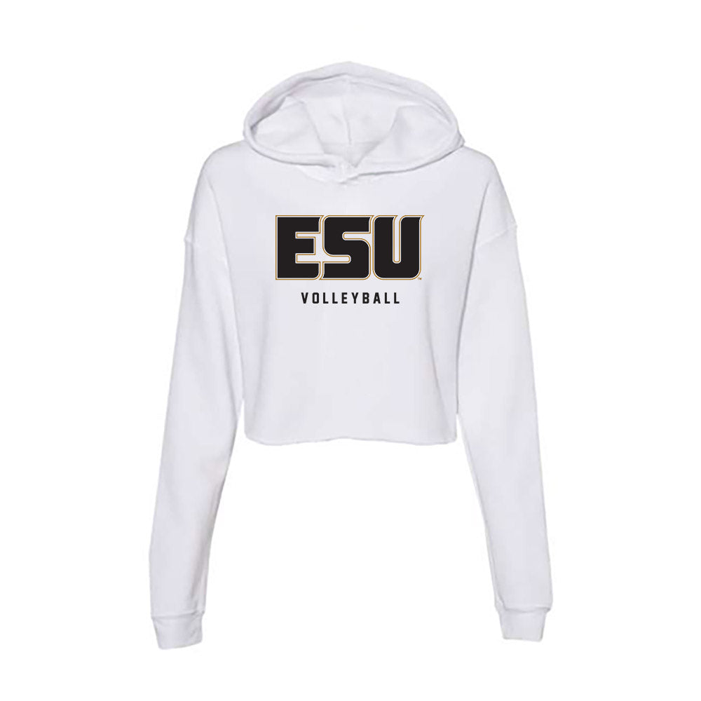 Emporia - NCAA Women's Volleyball : Delainee Dexter - Classic Shersey Women's Crop Fleece Hoodie-0