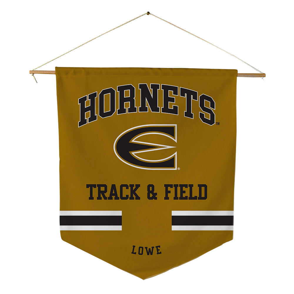 Emporia - NCAA Men's Track & Field : Brooks Lowe - Pennant - 18" x 21"-0