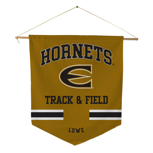 Emporia - NCAA Men's Track & Field : Brooks Lowe - Pennant - 18" x 21"-0