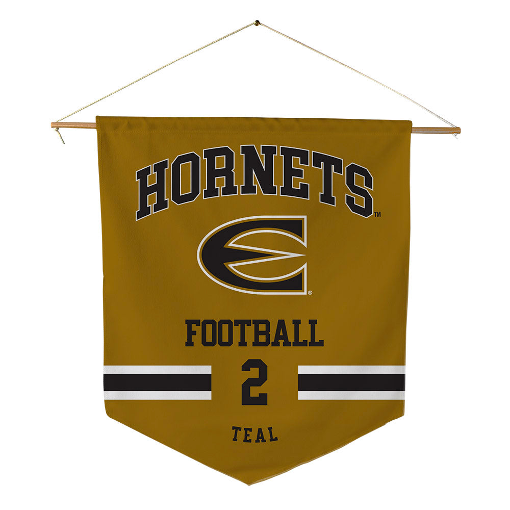Emporia - NCAA Football : Felix Teal - Pennant - 18" x 21"-0