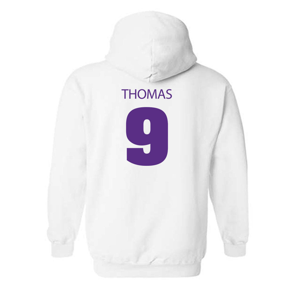 Sewanee - NCAA Football : Jacorin Thomas - Classic Shersey Hooded Sweatshirt-1
