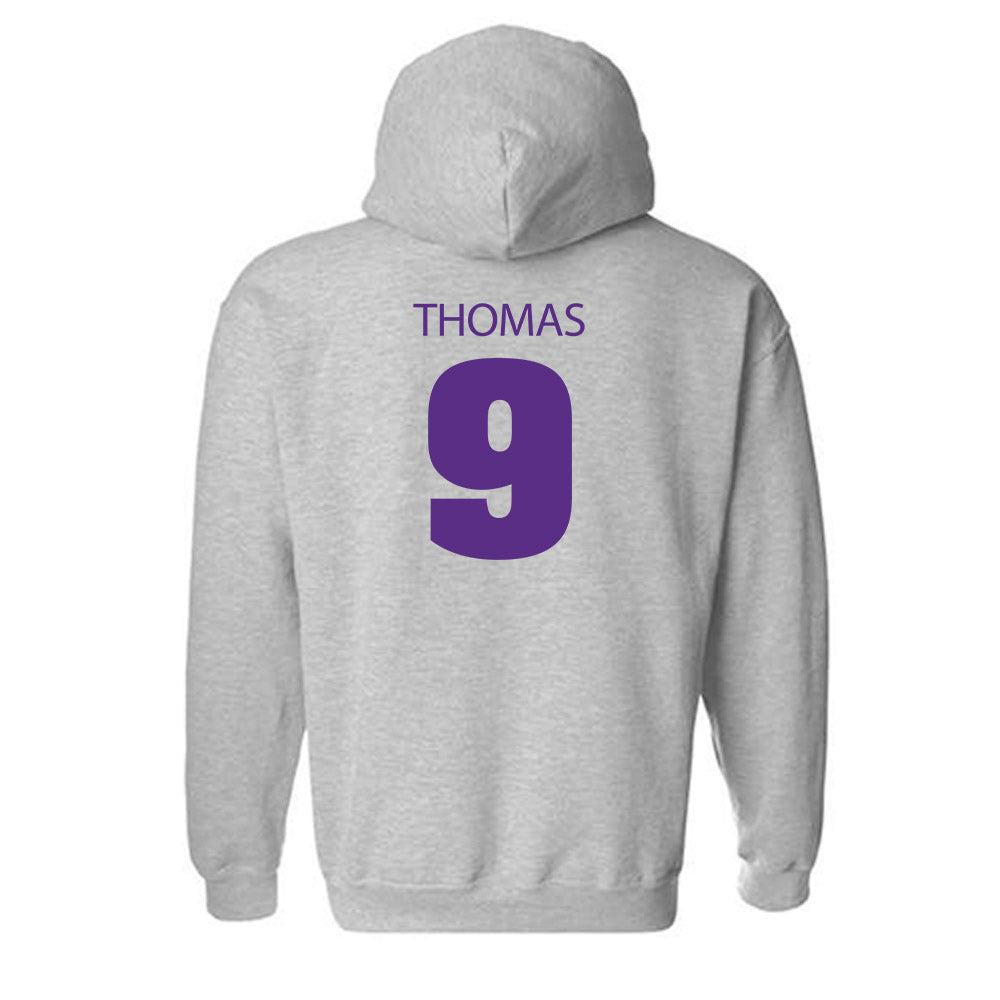 Sewanee - NCAA Football : Jacorin Thomas - Classic Shersey Hooded Sweatshirt-1