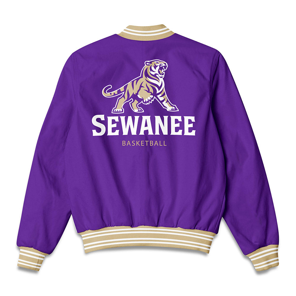 Sewanee - NCAA Men's Basketball : Nikolas Avaliani - Bomber Jacket-1