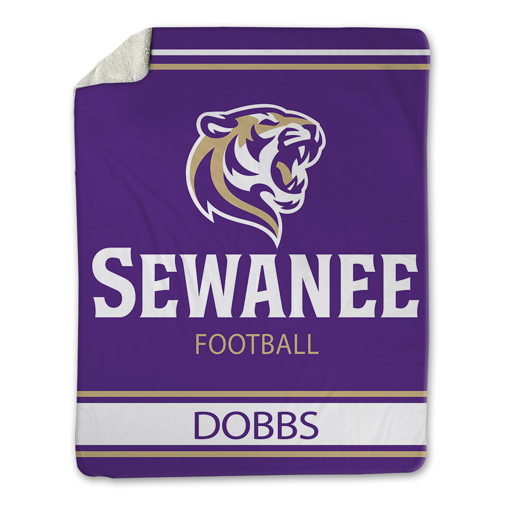 Sewanee - NCAA Football : Brett Dobbs - Blanket-0