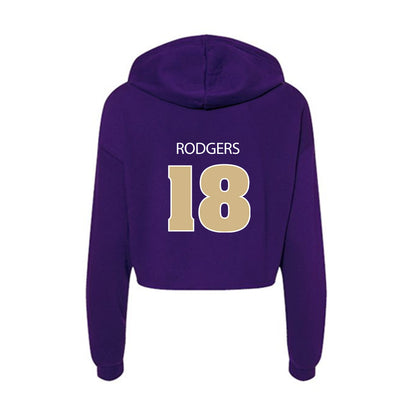 Sewanee - NCAA Football : Cecil Rodgers - Classic Shersey Women's Crop Fleece Hoodie-1