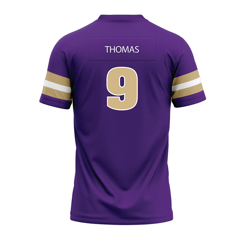 Sewanee - NCAA Football : Jacorin Thomas - Purple Premium Football Jersey-1