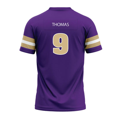 Sewanee - NCAA Football : Jacorin Thomas - Purple Premium Football Jersey-1