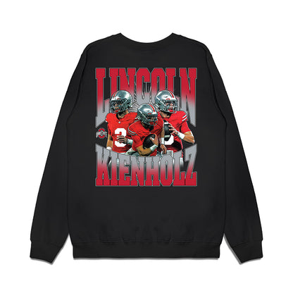 Ohio State - NCAA Football : Lincoln Kienholz - Collage Premium Crewneck Sweatshirt-1
