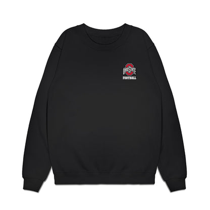 Ohio State - NCAA Football : Lincoln Kienholz - Collage Premium Crewneck Sweatshirt-0