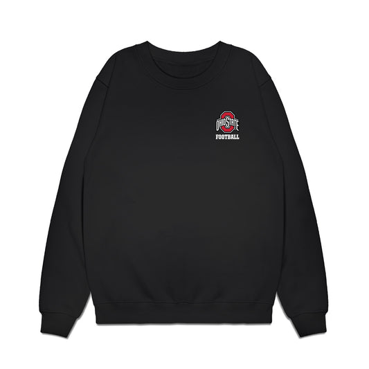 Ohio State - NCAA Football : Lincoln Kienholz - Collage Premium Crewneck Sweatshirt-0