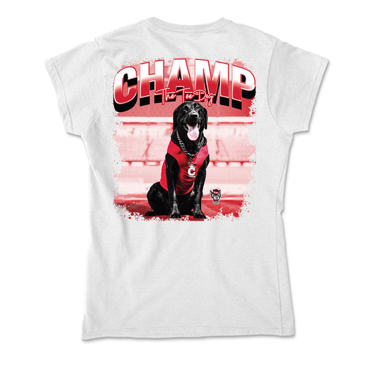 NC State - Ripken : - Champ on the Stadium Soft Style Women’s T-Shirt-1